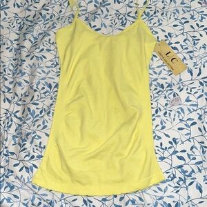 One size yellow cami